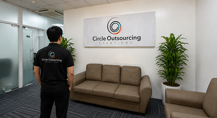 Circle Outsourcing Solutions Standing man